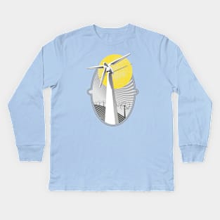 Wind in the Spring Kids Long Sleeve T-Shirt